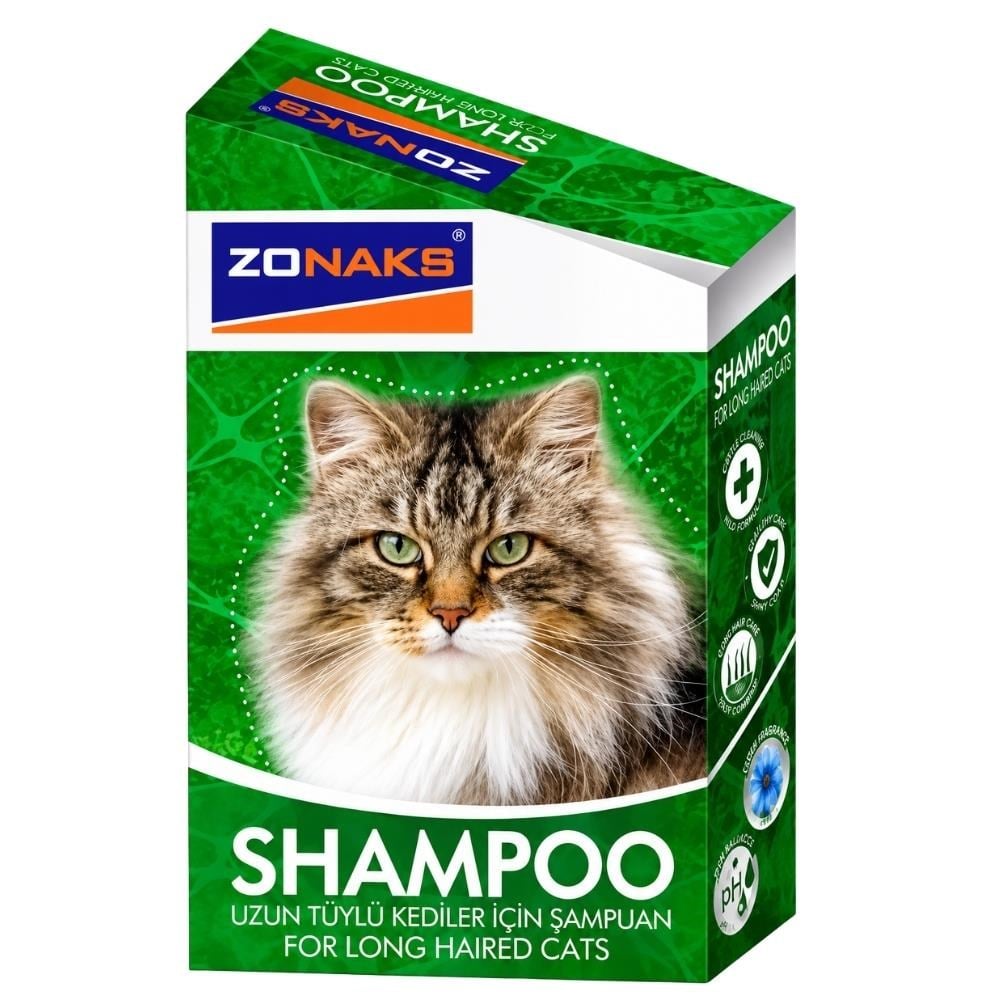 Zonaks Uzun Tüylü Kedi Şampuanı 20 x 10 ml