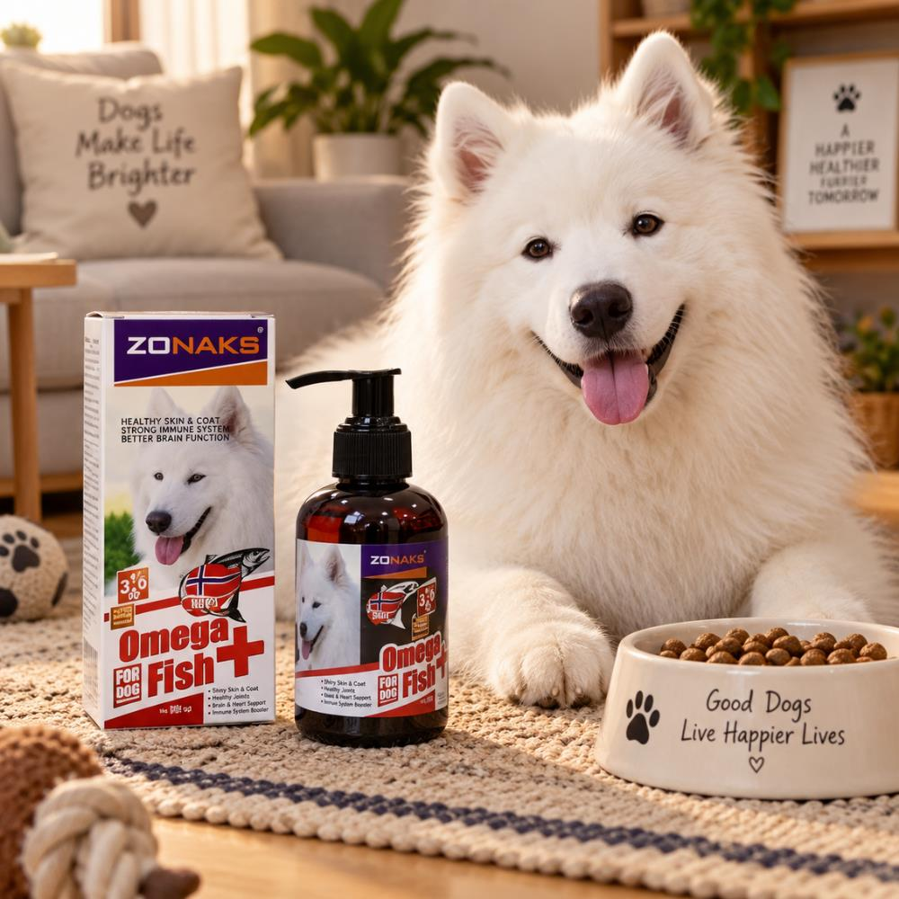 Zonax Dog Omega 3 ve 6 Balık Yağı Köpek Besin Takviyesi 100 ml