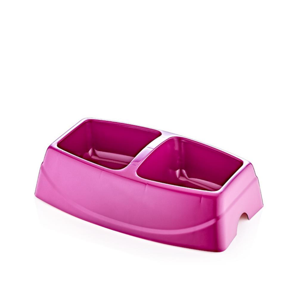 Zoostar Büyük İkili Kedi Köpek Mama Kabı MorZooStar