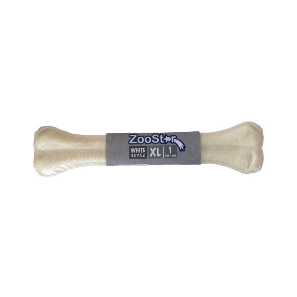 ZooStar Deri Pres Beyaz Kemik XL 27 cm