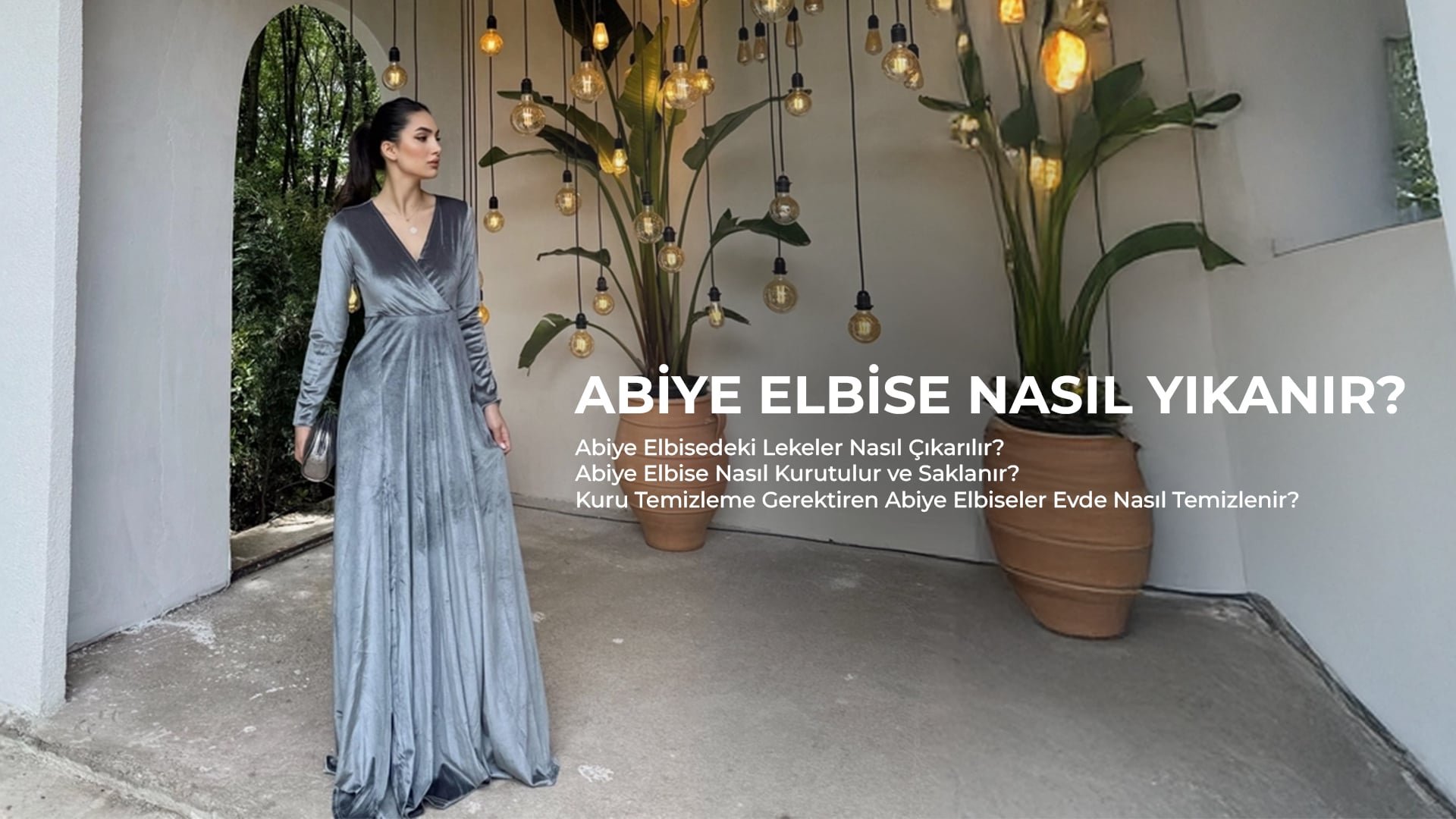 Abiye Elbise Nasıl Yıkanır?