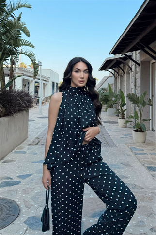 Asen Halter Yaka Puantiye Detay İkili Takım 1574