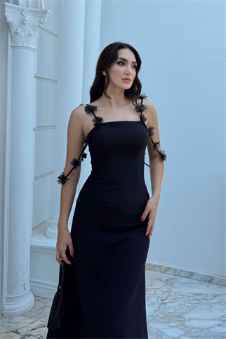Askı Çiçek Detay Tasarım Abiye 1143