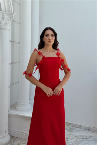Askı Çiçek Detay Tasarım Abiye 1143
