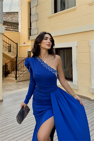 Ava Tek Omuz Tasarım Abiye 582743 SAKS 