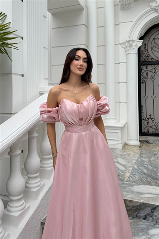 Burçak Balon Kol Prenses Abiye 401