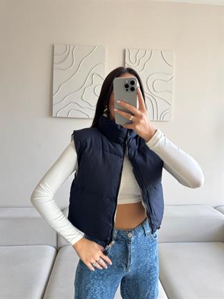 Çift Taraflı Şişme Yelek 9074 LACİVERT