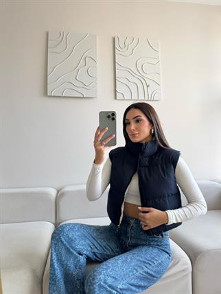 Çift Taraflı Şişme Yelek 9074 LACİVERT