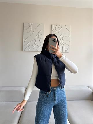 Çift Taraflı Şişme Yelek 9074 LACİVERT
