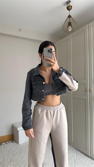 Daisy Jean Ceket Detay Takım 2650 BEJ