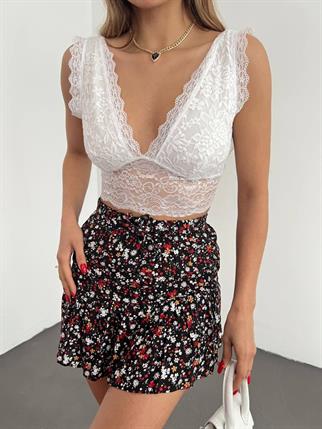 Dantelli Bralet 10168 BEYAZ