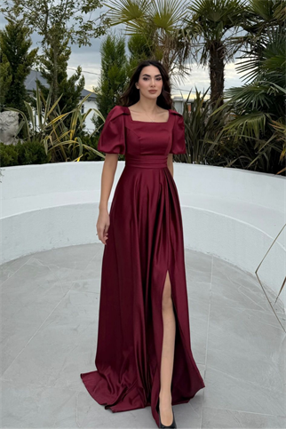 Dariah Balon Kol Saten Abiye 1121