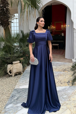 Dariah Balon Kol Saten Abiye 1121