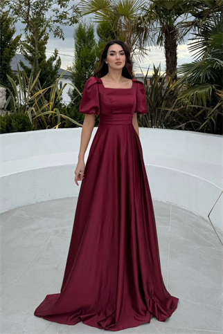 Dariah Balon Kol Saten Abiye 1121