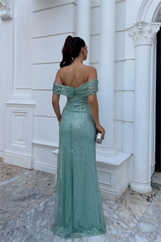 Dila Boncuk İşleme Detay Abiye 1119