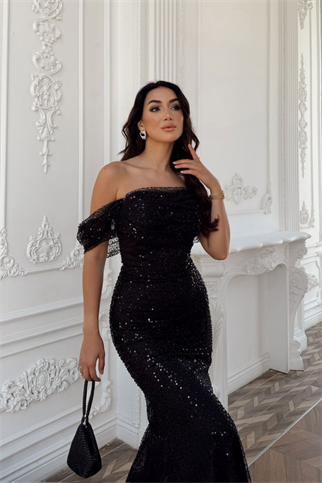 Dila Boncuk İşleme Detay Abiye 1119