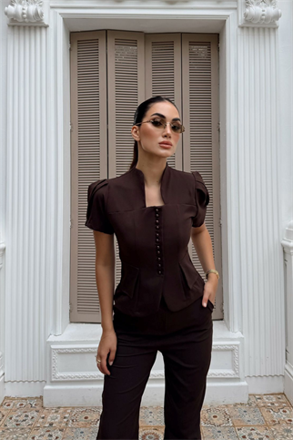 Ellis İkili Düğme Detay Takım 2235