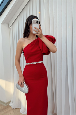 Erva Balon Kol Taş İşleme Abiye 1185