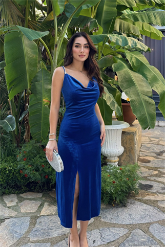 Haven Zincir Detaylı Midi Boy Elbise 9333 SAKS