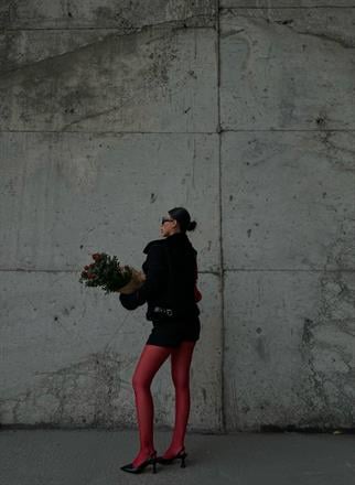 Hunter içi Komple Tavşan Tüyü Nubuk Crop Kaban 4144 SİYAH
