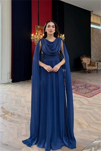 İlya Degaje Yaka Kol Detaylı Abiye 1154