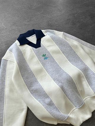 Jose Polo Yaka Sweatshirt 1907 GRİ