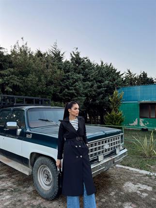 Lola Oversize Kol Detaylı Trençkot 1211 SYH