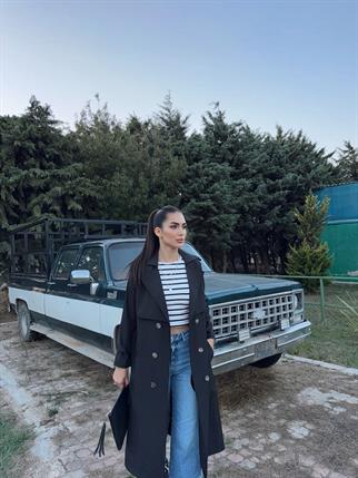 Lola Oversize Kol Detaylı Trençkot 1211 SYH