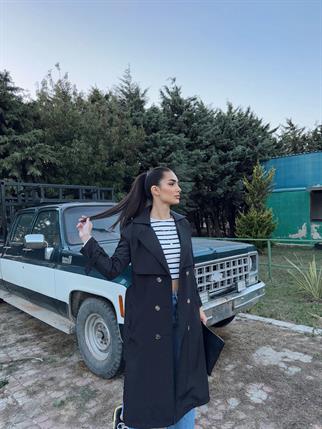Lola Oversize Kol Detaylı Trençkot 1211 SYH