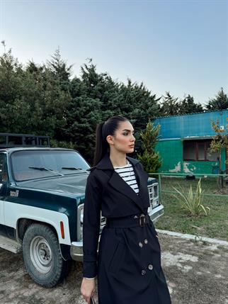 Lola Oversize Kol Detaylı Trençkot 1211 SYH
