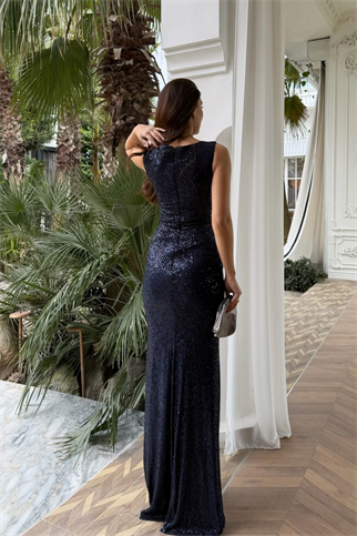 Merry V Yaka Payetli Abiye 1072