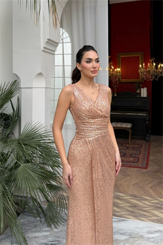 Merry V Yaka Payetli Abiye 1072