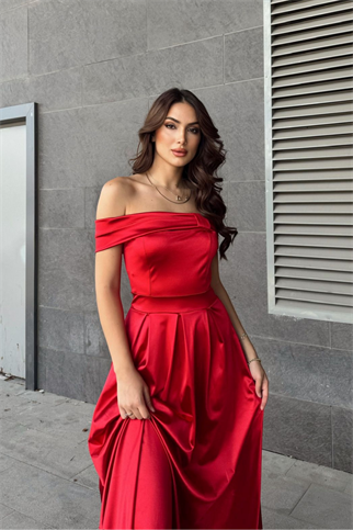 Oliver Madonna Yaka Abiye 582611 KIRMIZI