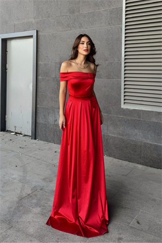 Oliver Madonna Yaka Abiye 582611 KIRMIZI