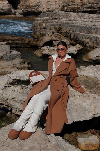 Sheila Kaşe Oversize Kaban 2985 TABA