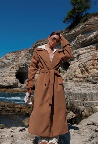 Sheila Kaşe Oversize Kaban 2985 TABA