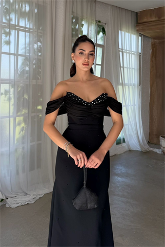 Talya Kayık Yaka İncili Abiye 1061