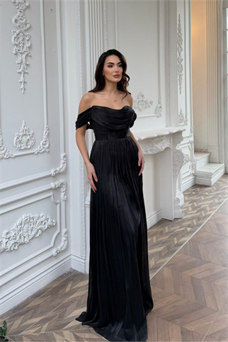 Tamara Düşük Omuz Degaje Abiye 1186