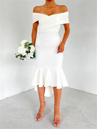 Tasarım Balık Elbise 581344 BEYAZ