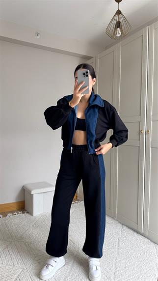 Violet Jean Detay Tasarım Takım 2640 SİYAH