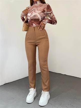 Zara Pantolon 23407 VİZON