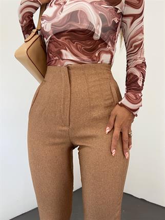 Zara Pantolon 23407 VİZON