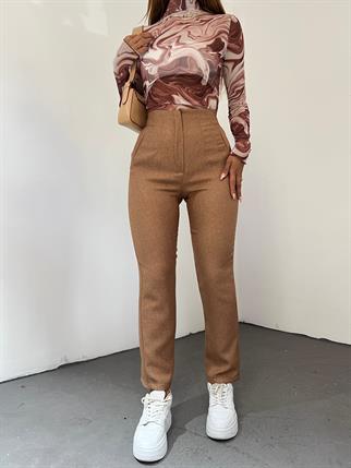 Zara Pantolon 23407 VİZON