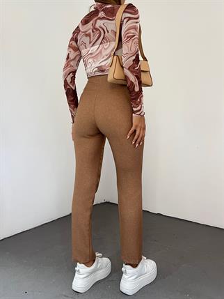 Zara Pantolon 23407 VİZON