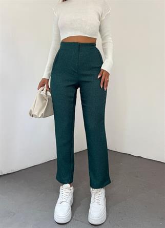 Zara Pantolon 23407 ZÜMRÜT