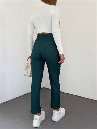 Zara Pantolon 23407 ZÜMRÜT