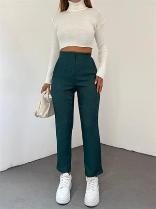 Zara Pantolon 23407 ZÜMRÜT