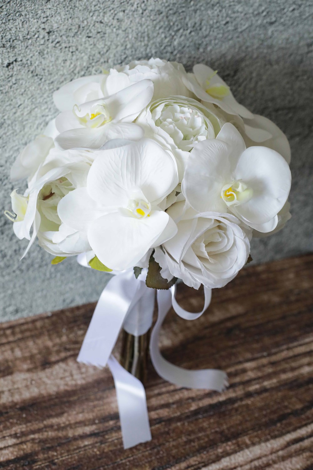 orkideli gül buketi