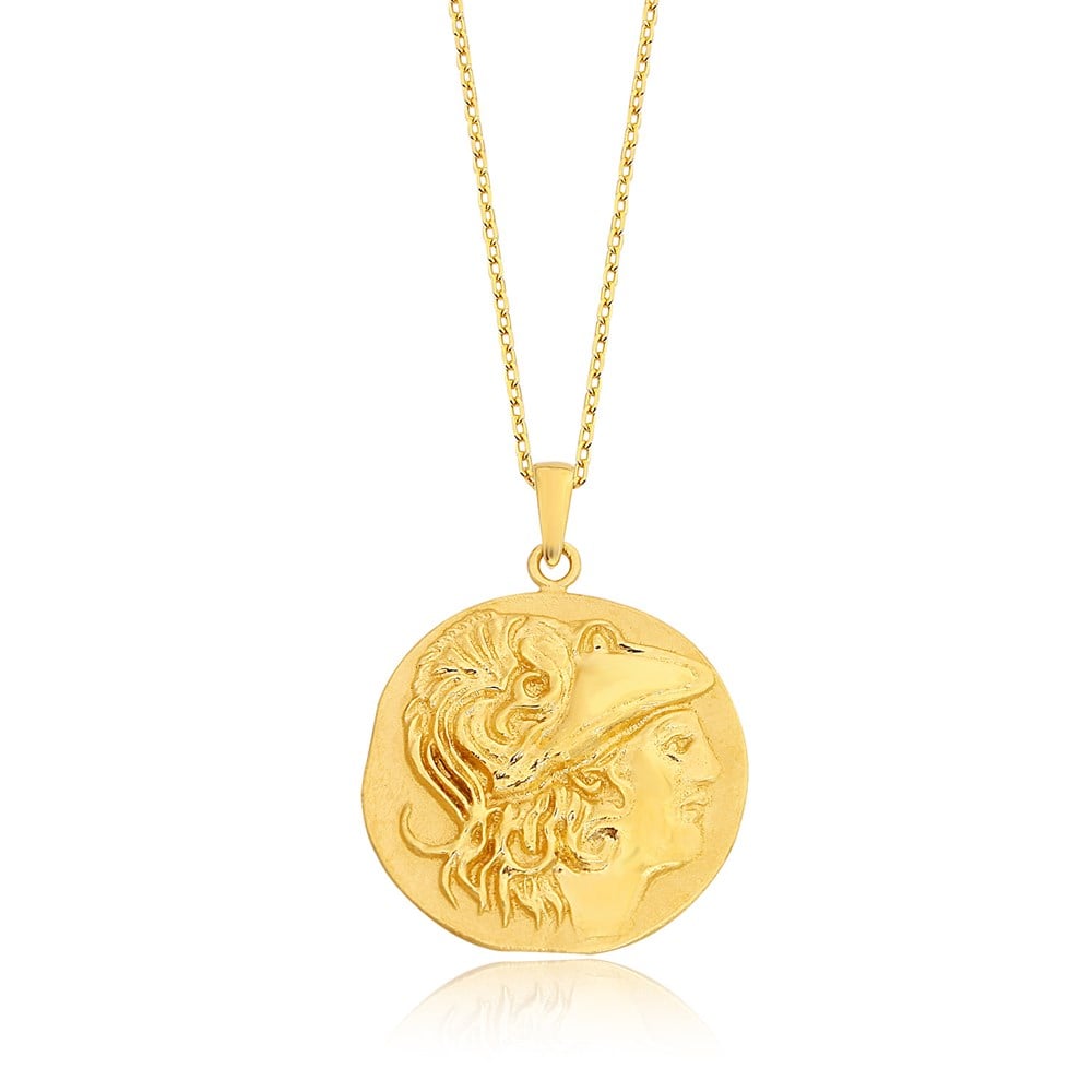 Baskılı Coin Kolye