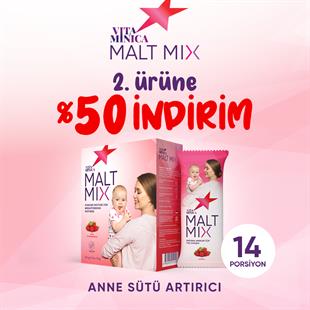 Vitaminica Malt Mix Anne Sütü Artırıcı Toz İçecek Çilekli 14 Porsiyon